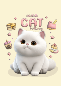 Cat Cute : British Shorthair (Pink)