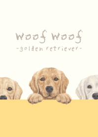 Woof Woof-Golden retriever-BEIGE/YELLOW
