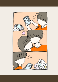 Boyfriend and girlfriend and orange 2