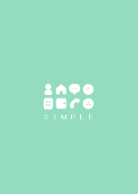 シンプル（mint green)V.322