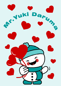 Mr. Yuki-Daruma Heart