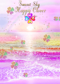 Sunset sky Happy Clover5