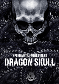 Speed metal bone fire Dragon skull 93