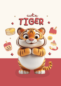 Tiger cute : Red theme!