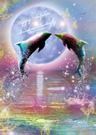 恋愛運 ♥Happy Dolphin Rainbow Rose♥