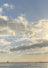 OCEAN and SUNSET 23 -HAWAII-