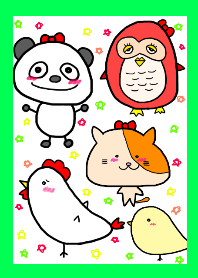 絵がヘタな人が描いたシンプルな動物たち4