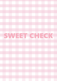 =SWEET CHECK=whitepink