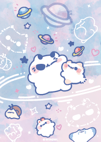 壞喵與毛喵.浪漫紫星喵2025 LET'S DRAW