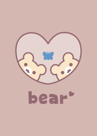 Bear Butterfly - Dullness Pink