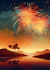 Beautiful Fireworks Theme#528