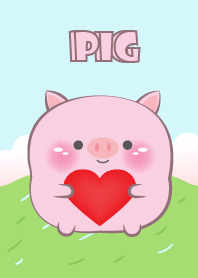 Cute Chubby Pui Pig  Theme