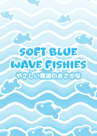 Soft Blue Wave Fishies