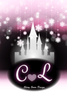 C&L-Initial-Snow Castle-Baby pink