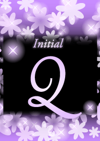 Q-Initial-Flower-Purple&black