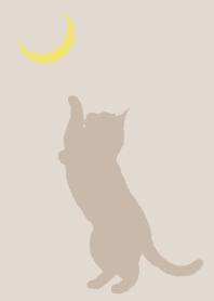 Naughty Cat and the Moon_brown