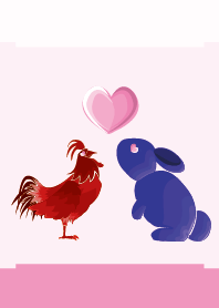 ekst 紅(雞) 愛 藍(兔)