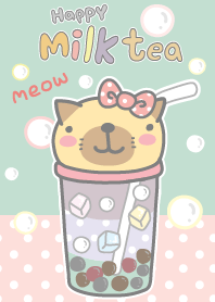 แฮ้ปปี้ชานม-แมวม๊าว