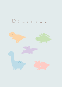 5 semi real dinosaurs NL/ lightblue LB