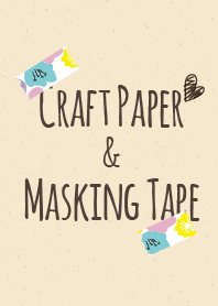 Masking tape - poppy pastel