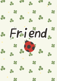 Happy clover and ladybugs theme.
