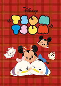 Disney Tsum Tsum (Tartan Check)