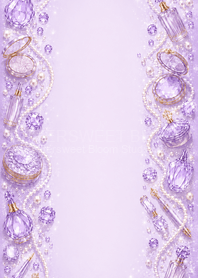 Lavender Cosmetic Jewels | Bitasui
