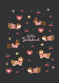 ดัชชุน! หมาไส้กรอกน่ารัก (สีดำ)