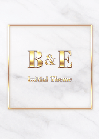 [ B&E ] Initial Theme  Gold White