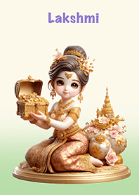Lakshmi receives wealth, finances,
