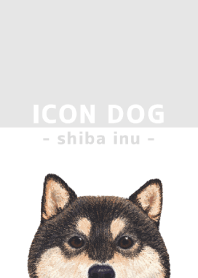 ICON DOG - shiba inu - GRAY/02