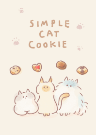 ซิมเพิล คุกกี้แมว เบจ