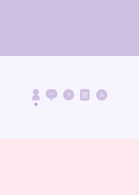 シンプル（ピンク パープル）V.135