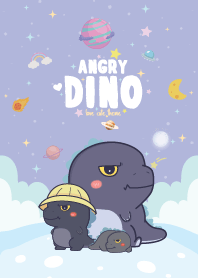Angry Dino Fat Lover Violet