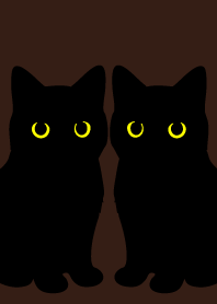 Black Cat Holiday11 on brown