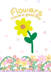 blooming flowers v.yellow