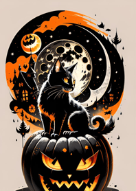 浮世絵万聖節猫 81aCb1