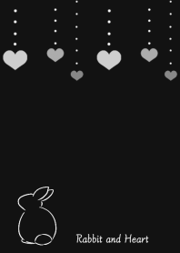 Rabbit and Heart* -black-