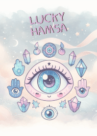 Somehoww : EVIL EYE &HAMSA (Purple)