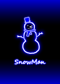 Neon Snowman:Blue WV