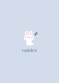 兔子2 音符 [冰藍]