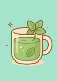 Mint green pastel