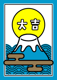 Dai-kichi / Mt.Fuji / Blue x Yellow