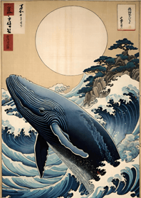 浮世絵 - 鯨 d559F1