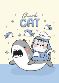 Cat Cute & Shark Lover!