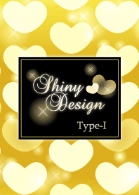 Shiny Design Type-I Gold Heart