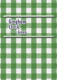 Gingham Check ...Green