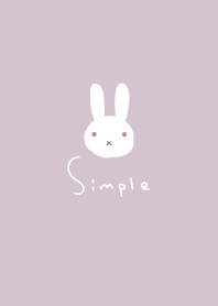 Simple Rabbit:Dusky Pink