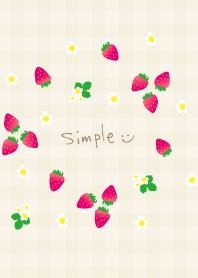 Strawberry simple cute23