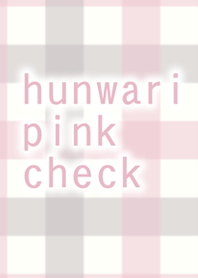 hunwari pink check